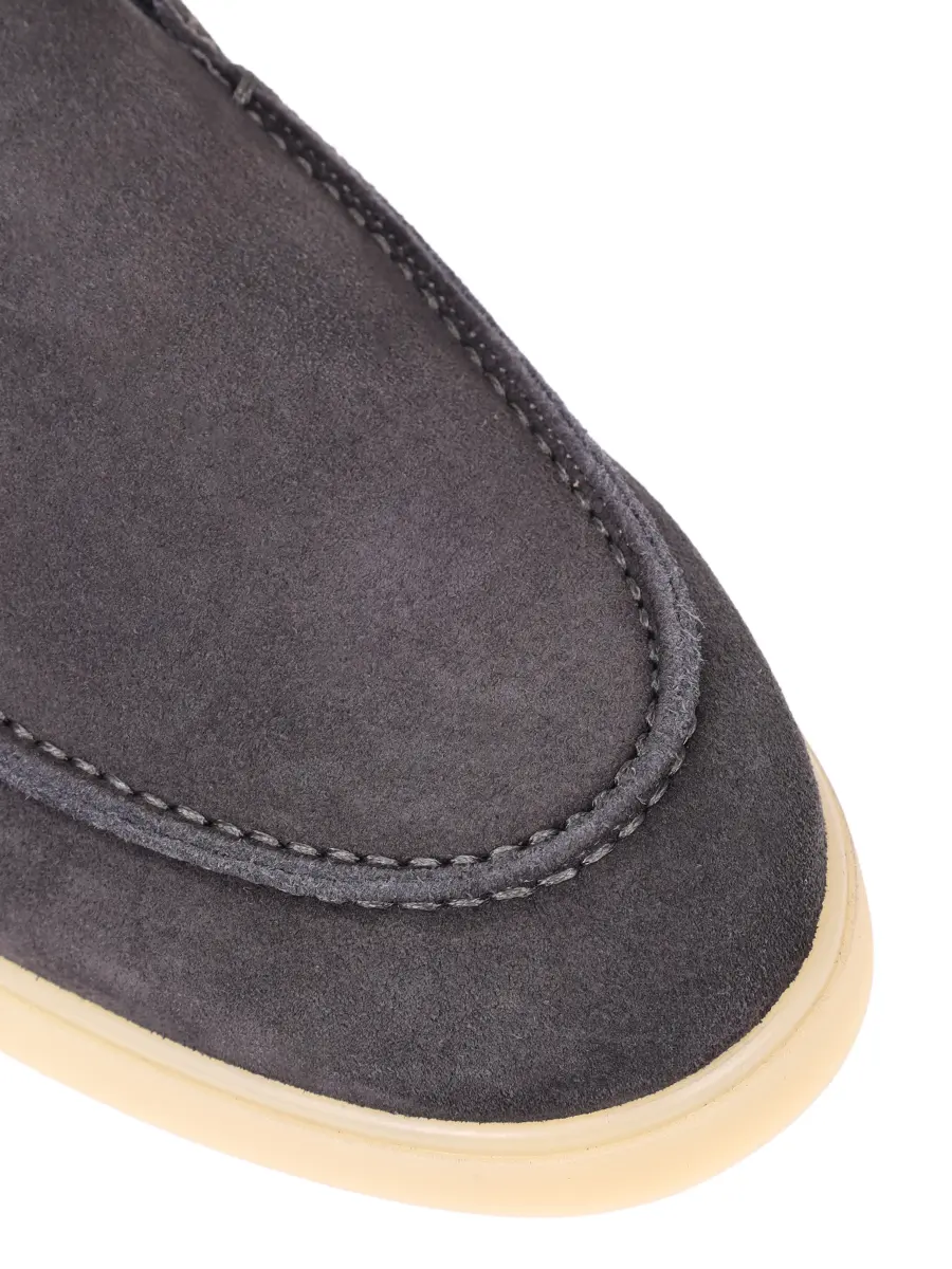 Ботинки замшевые на байке