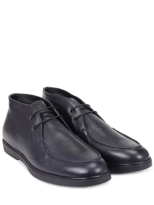 Ботинки кожаные на байке BRECOS