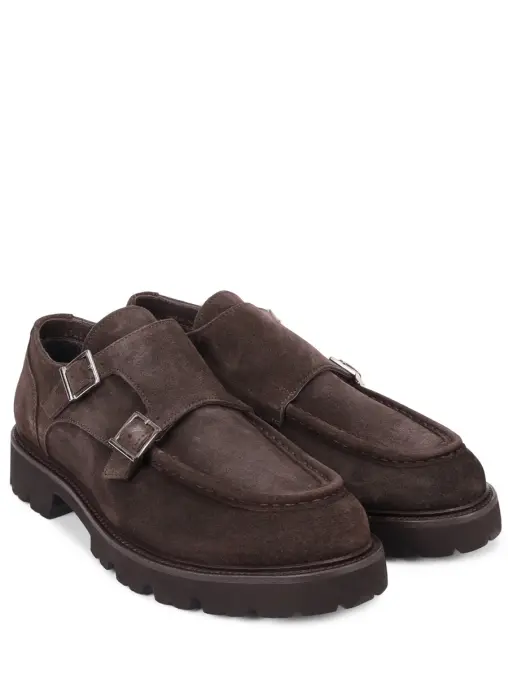 Монки замшевые на байке BRECOS