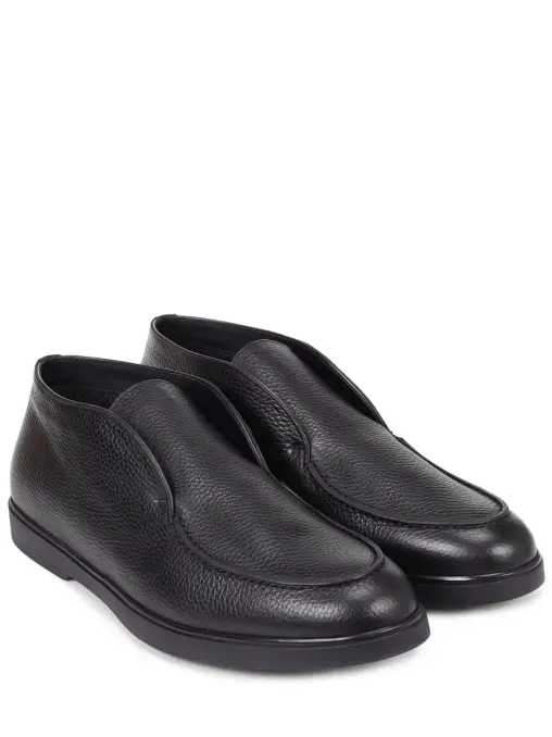 Ботинки кожаные на байке BRECOS