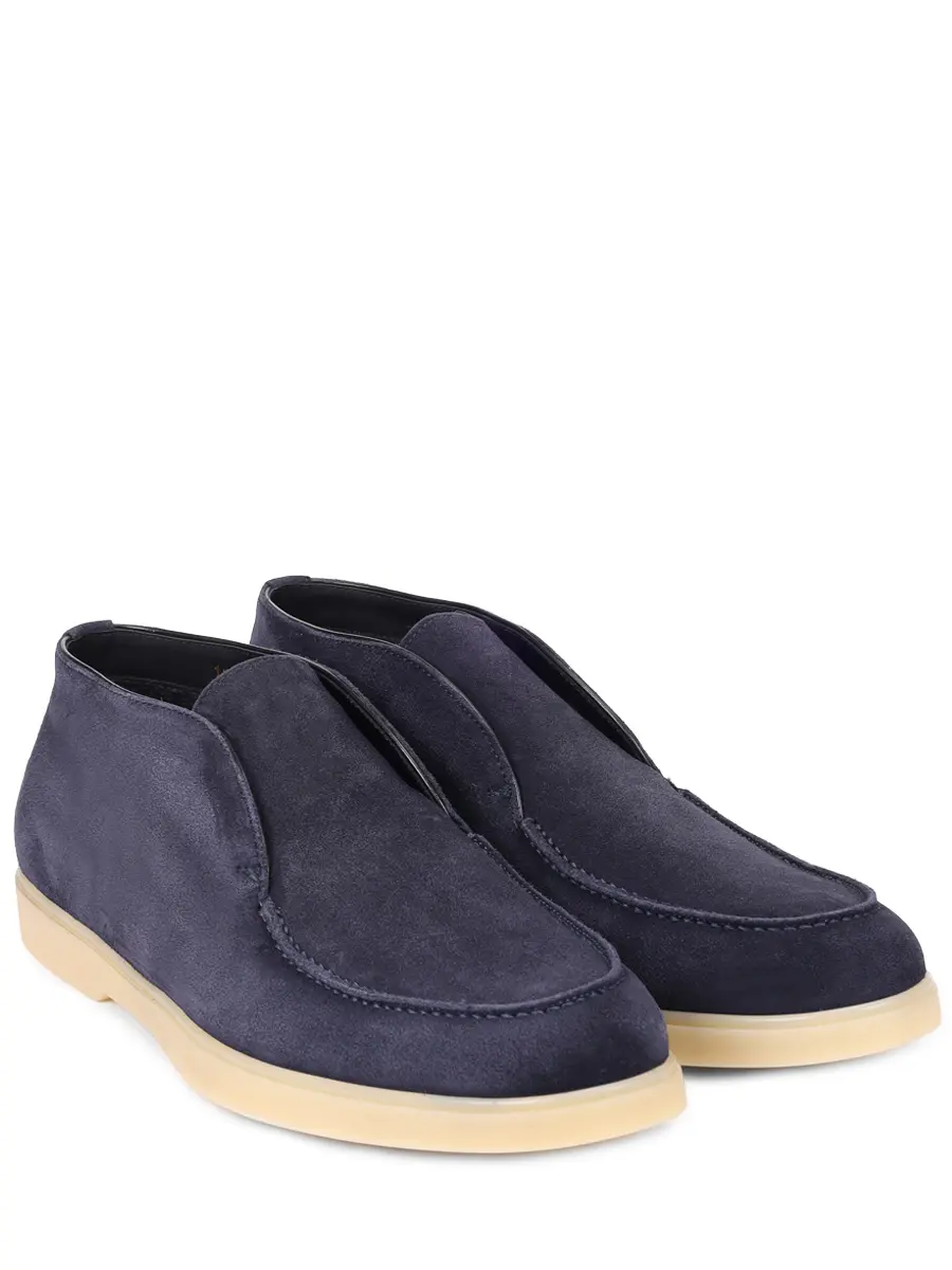 Ботинки замшевые на байке