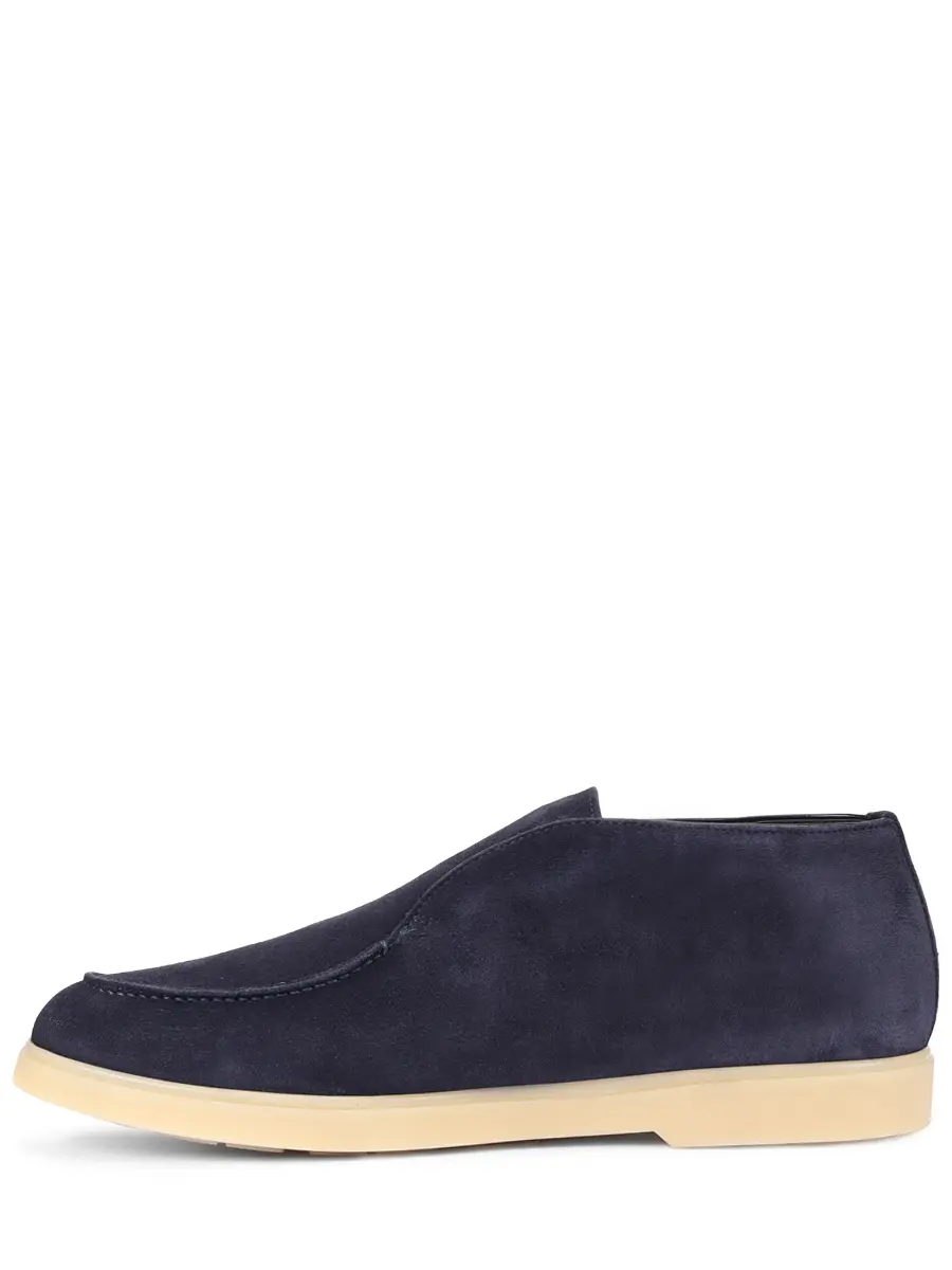 Ботинки замшевые на байке