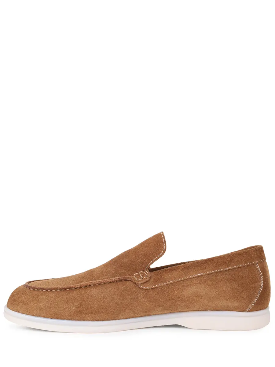 Лоферы замшевые