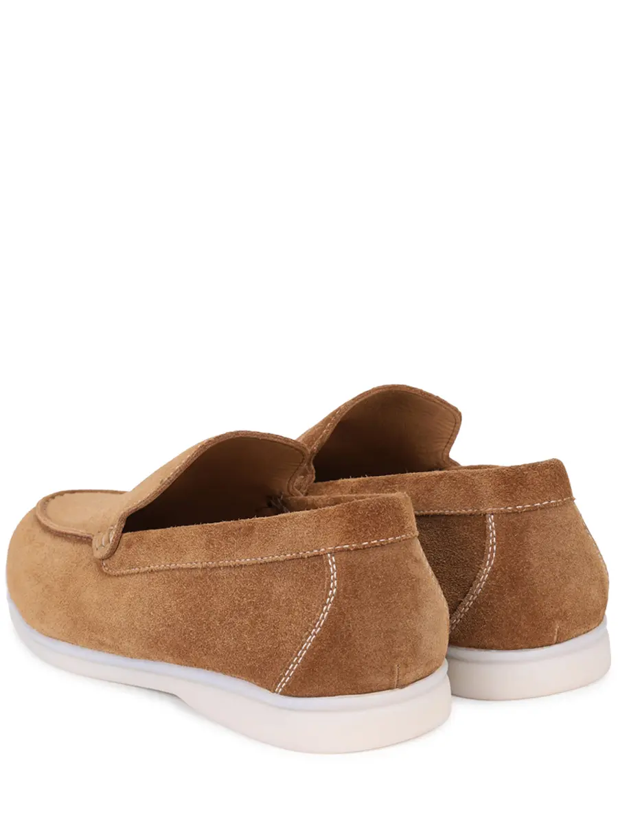 Лоферы замшевые