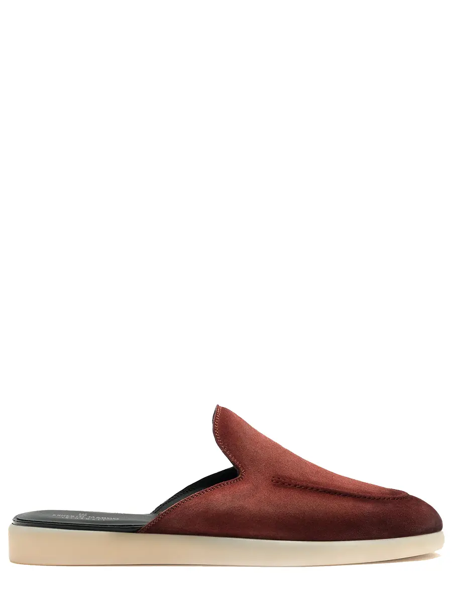 Мюли замшевые