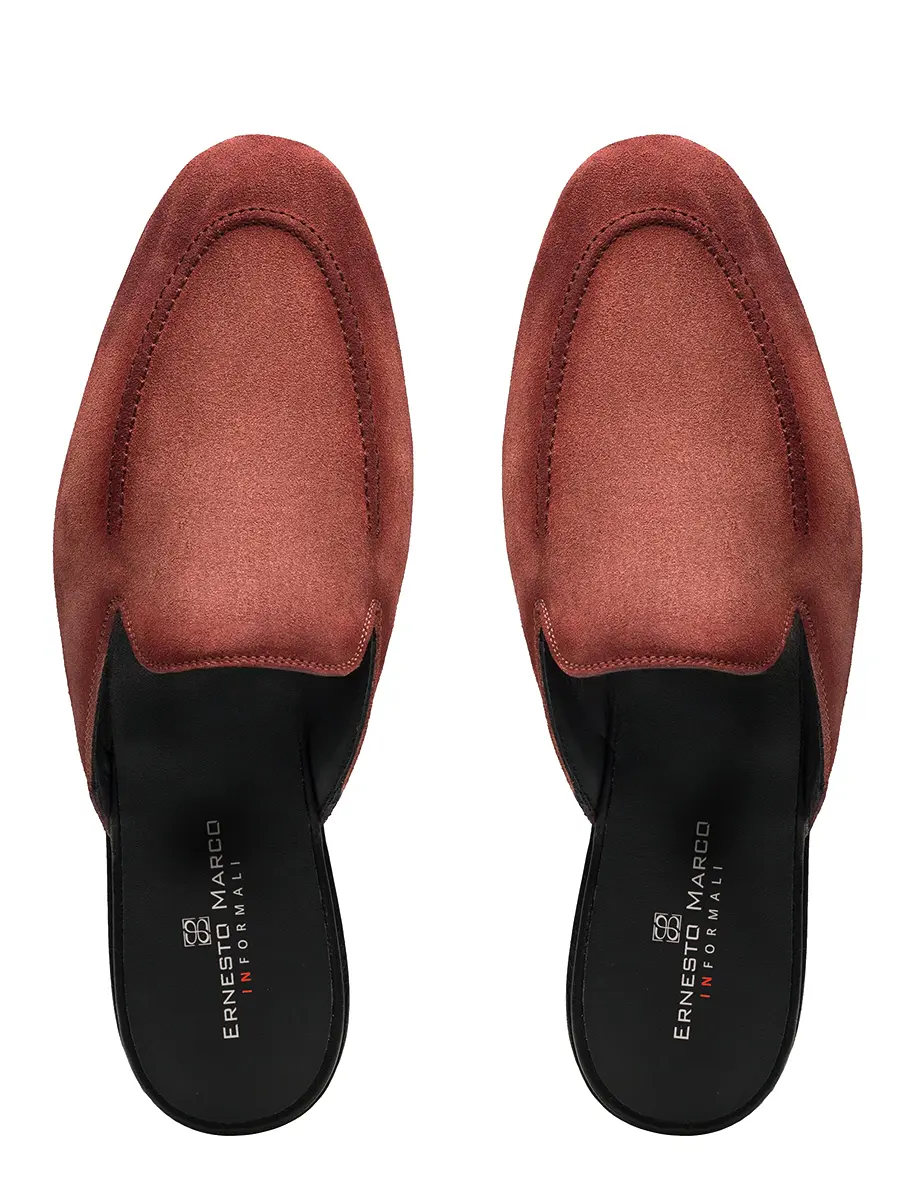 Мюли замшевые