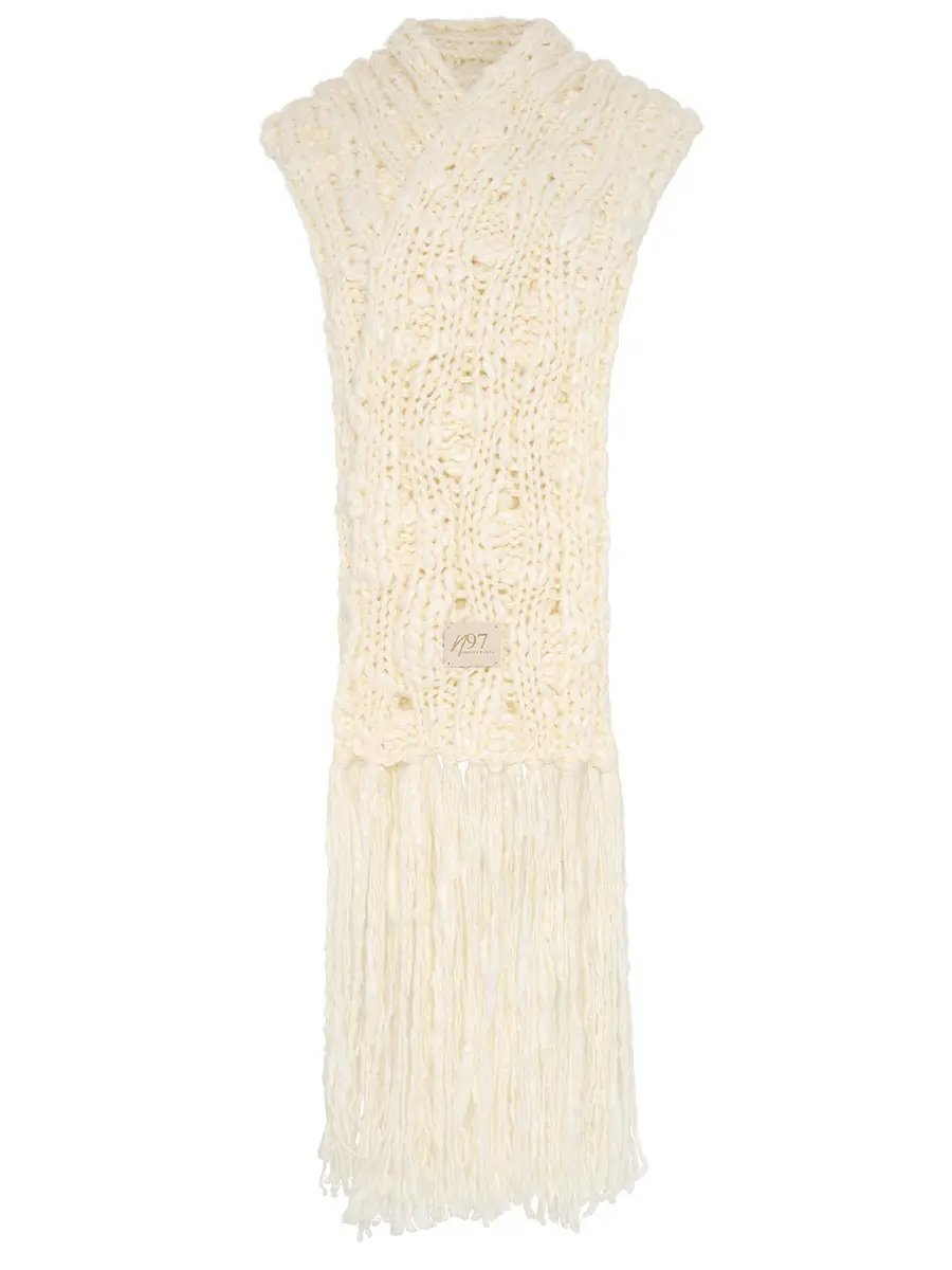 Шарф Сахарная вата однотонный