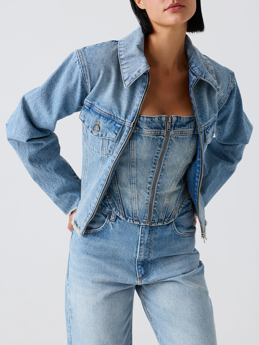 Джинсовая куртка хопковая За тридевять земель