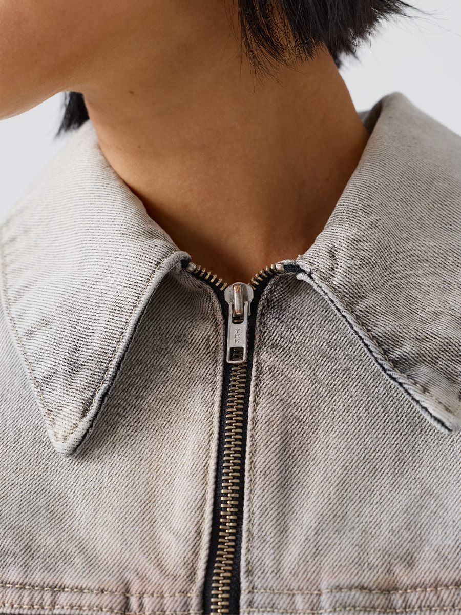 Джинсовая куртка хлопковая Чай на бегу