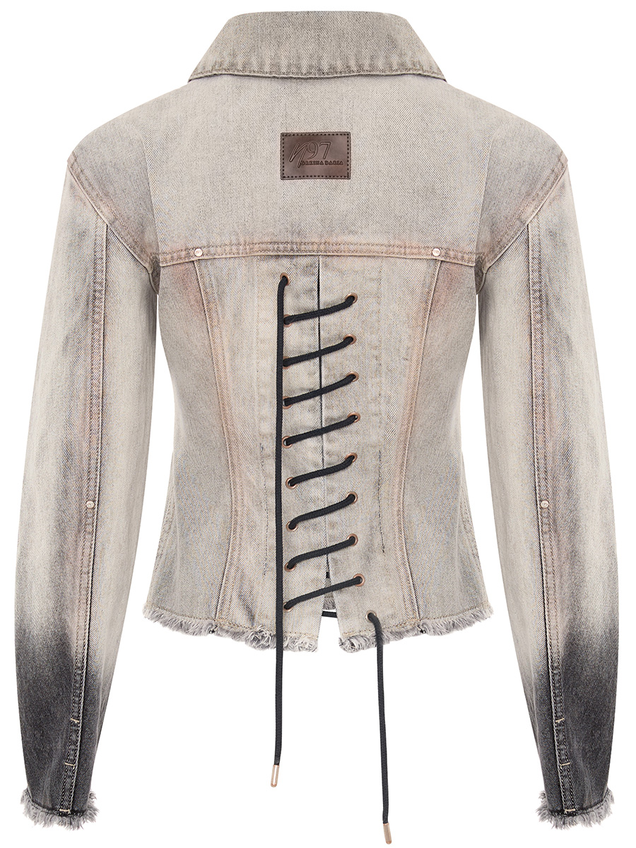 Джинсовая куртка хлопковая Чай на бегу