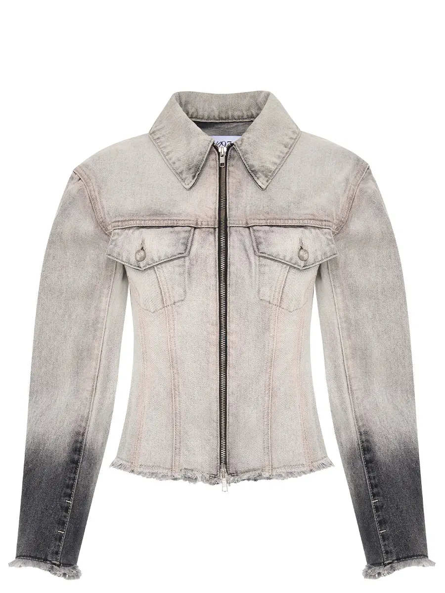 Джинсовая куртка хлопковая Чай на бегу