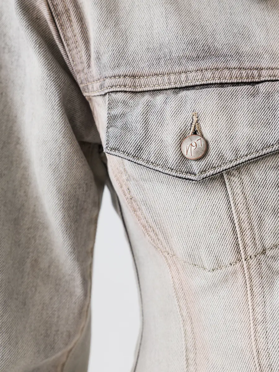 Джинсовая куртка хлопковая Чай на бегу