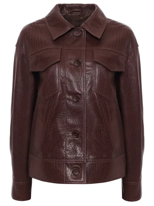 Куртка EASY из кожи JULIAKISELEVA