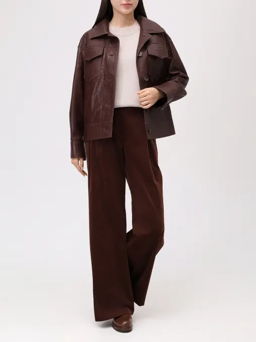 Куртка EASY из кожи JULIAKISELEVA