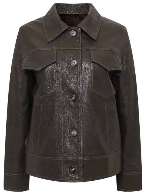 Куртка EASY из кожи JULIAKISELEVA