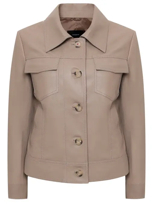 Куртка CLASSIC из кожи JULIAKISELEVA