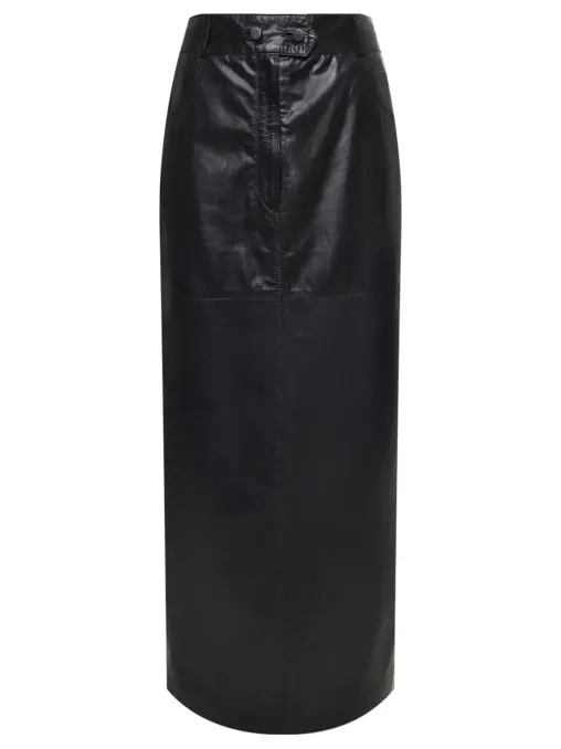 Юбка CLASSIC из кожи JULIAKISELEVA