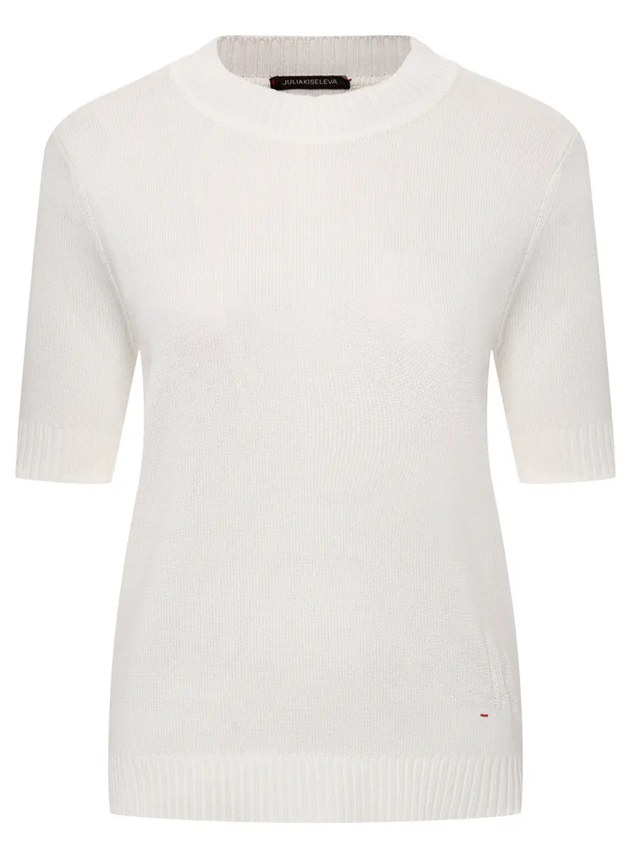 Футболка BAZE из хлопка с шелком