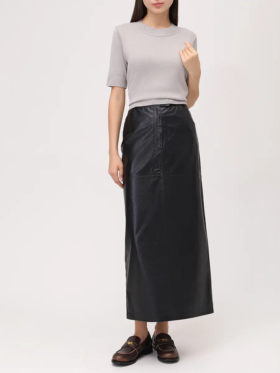 Футболка BAZE из хлопка с шелком