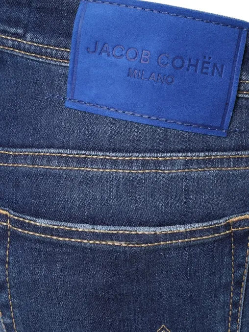 Джинсы Slim Fit хлопковые JACOB COHEN