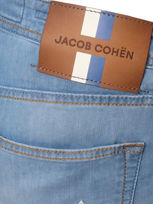 Джинсы Slim Fit хлопковые JACOB COHEN