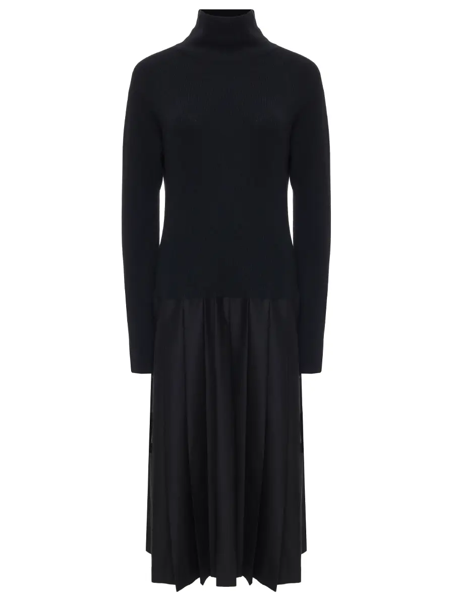 Платье комбинированное