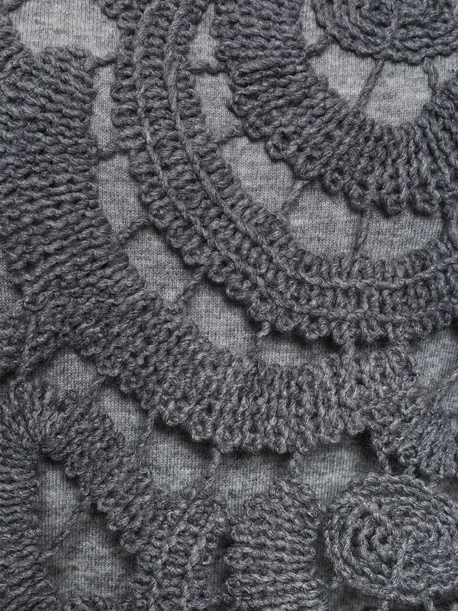 Платье вязаное