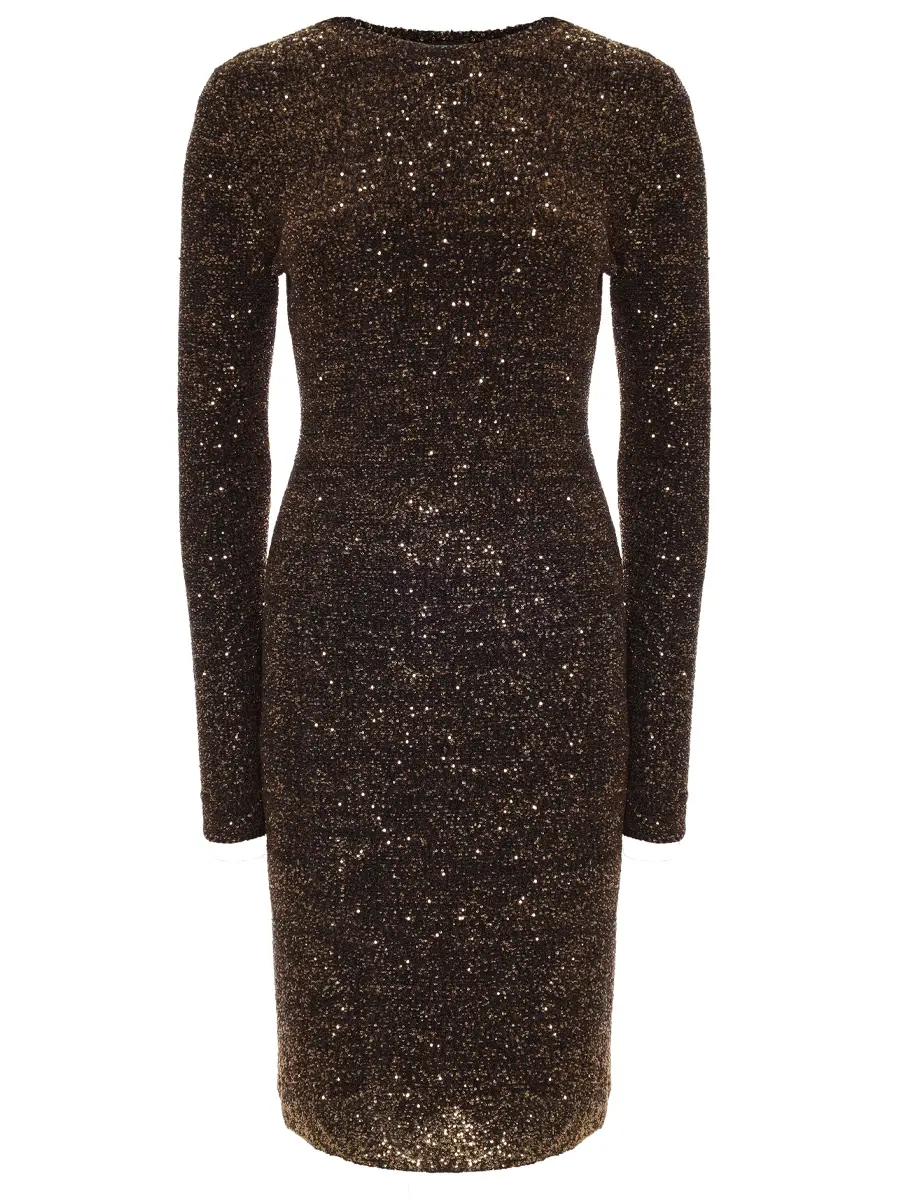Платье с пайетками