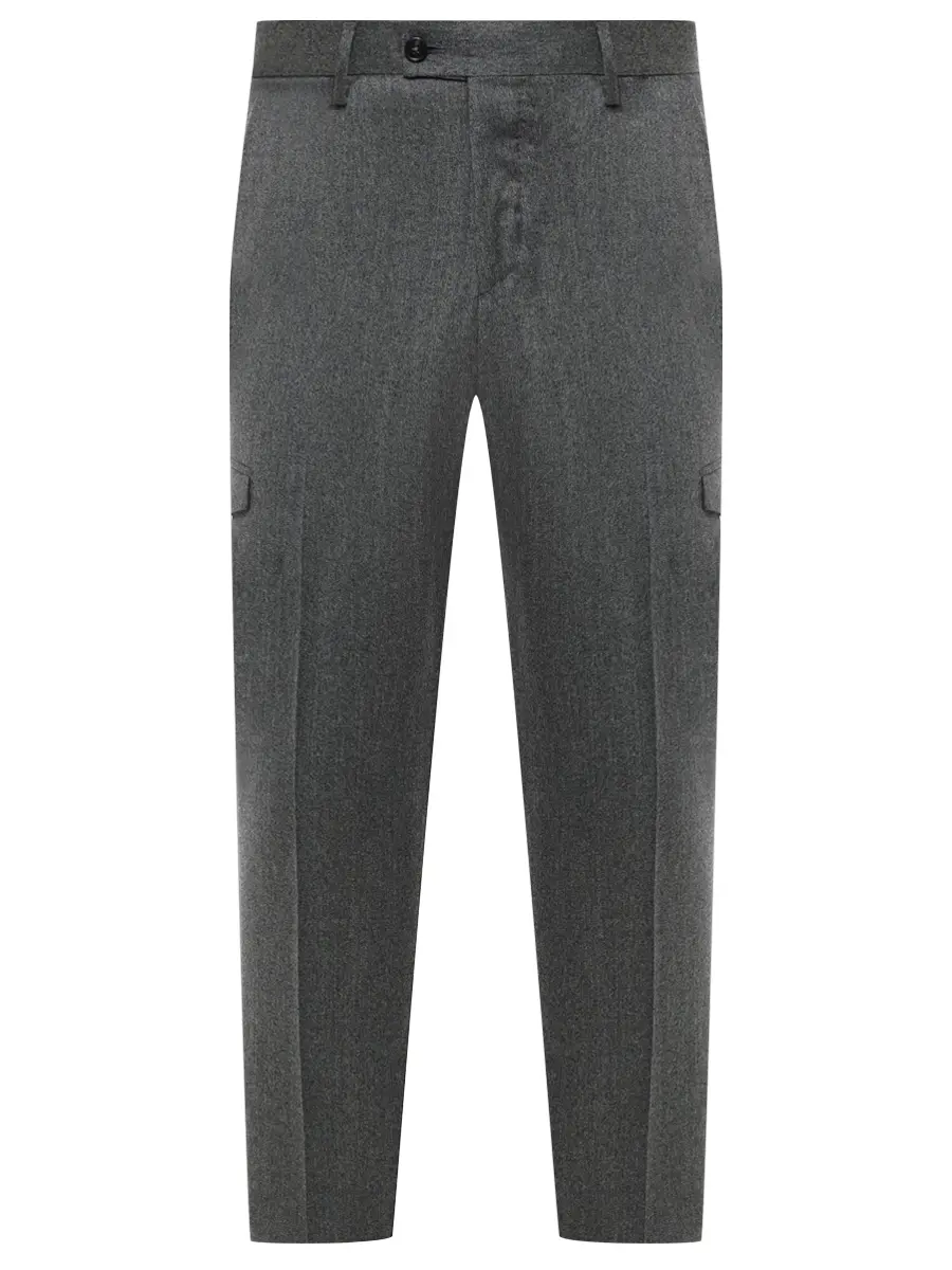 Брюки-карго шерстяные