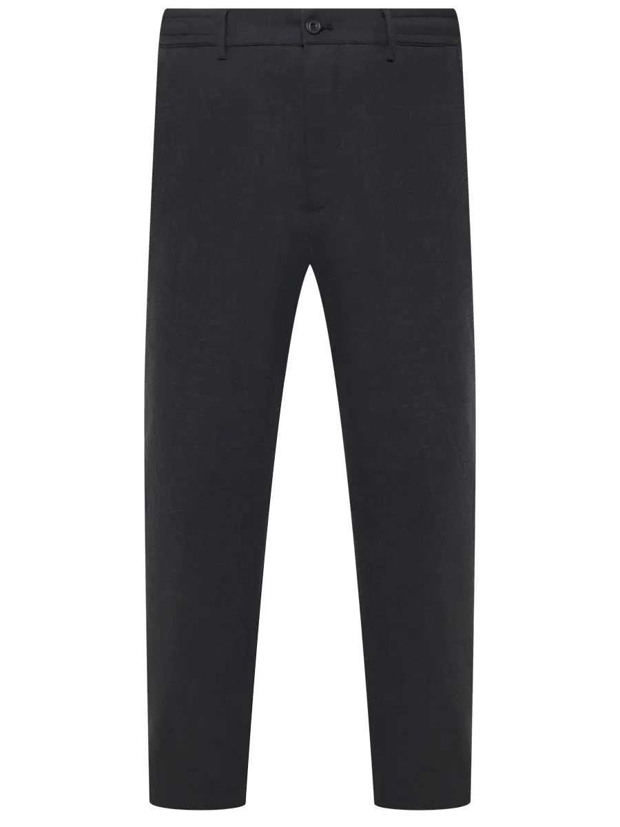 Брюки однотонные