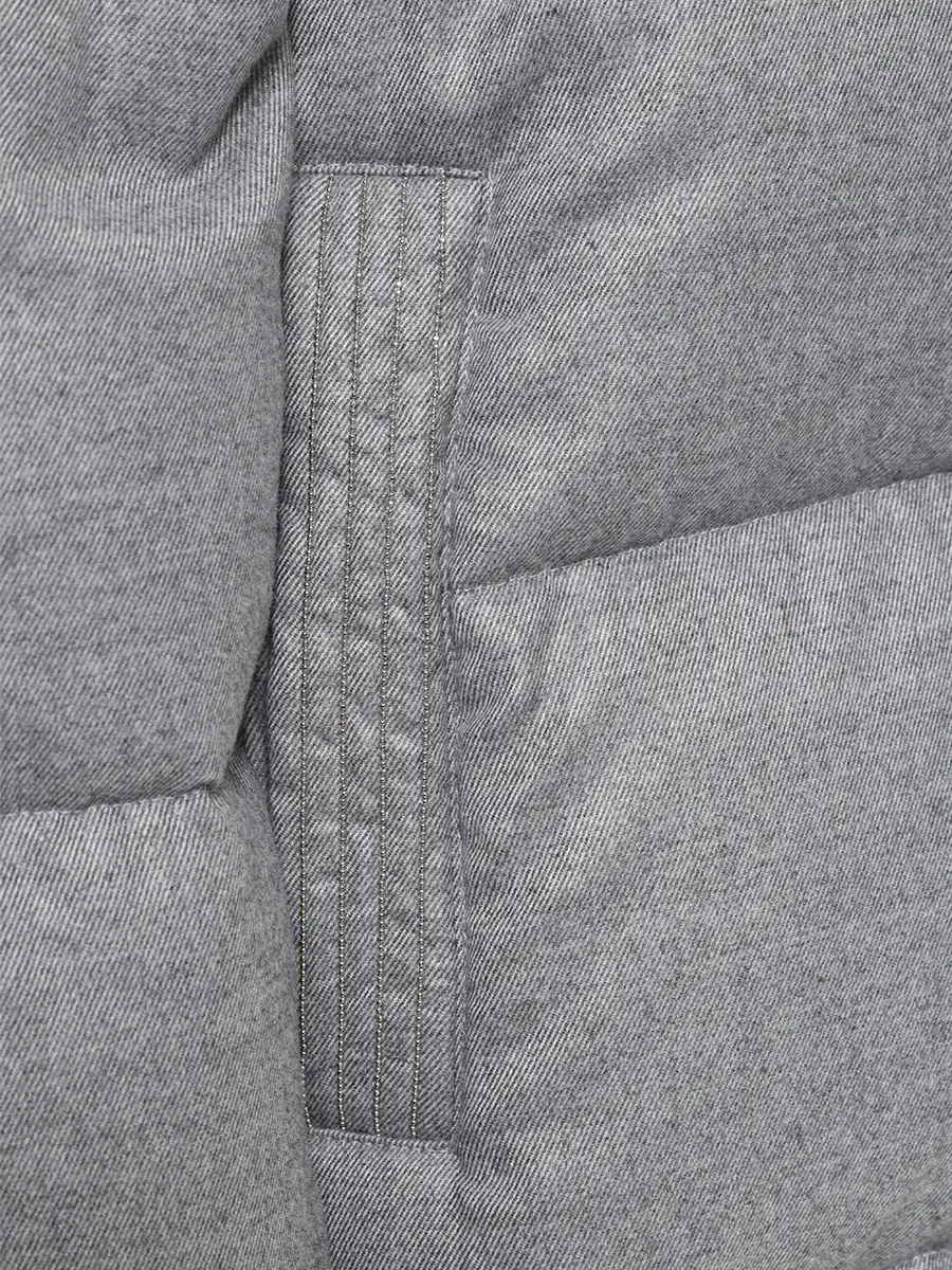 Пуховик стеганый