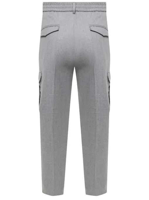 Брюки-карго шерстяные PESERICO