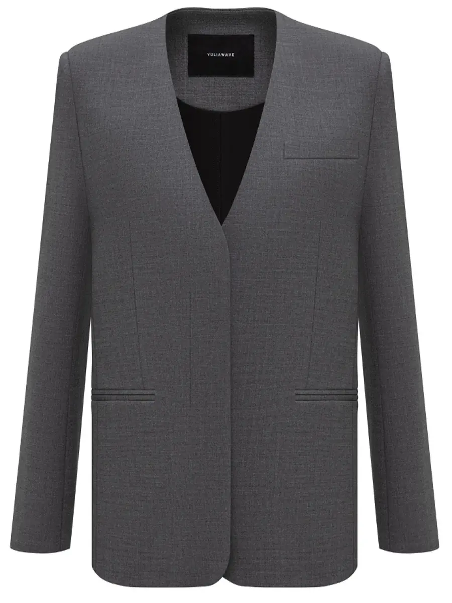 Жакет однотонный