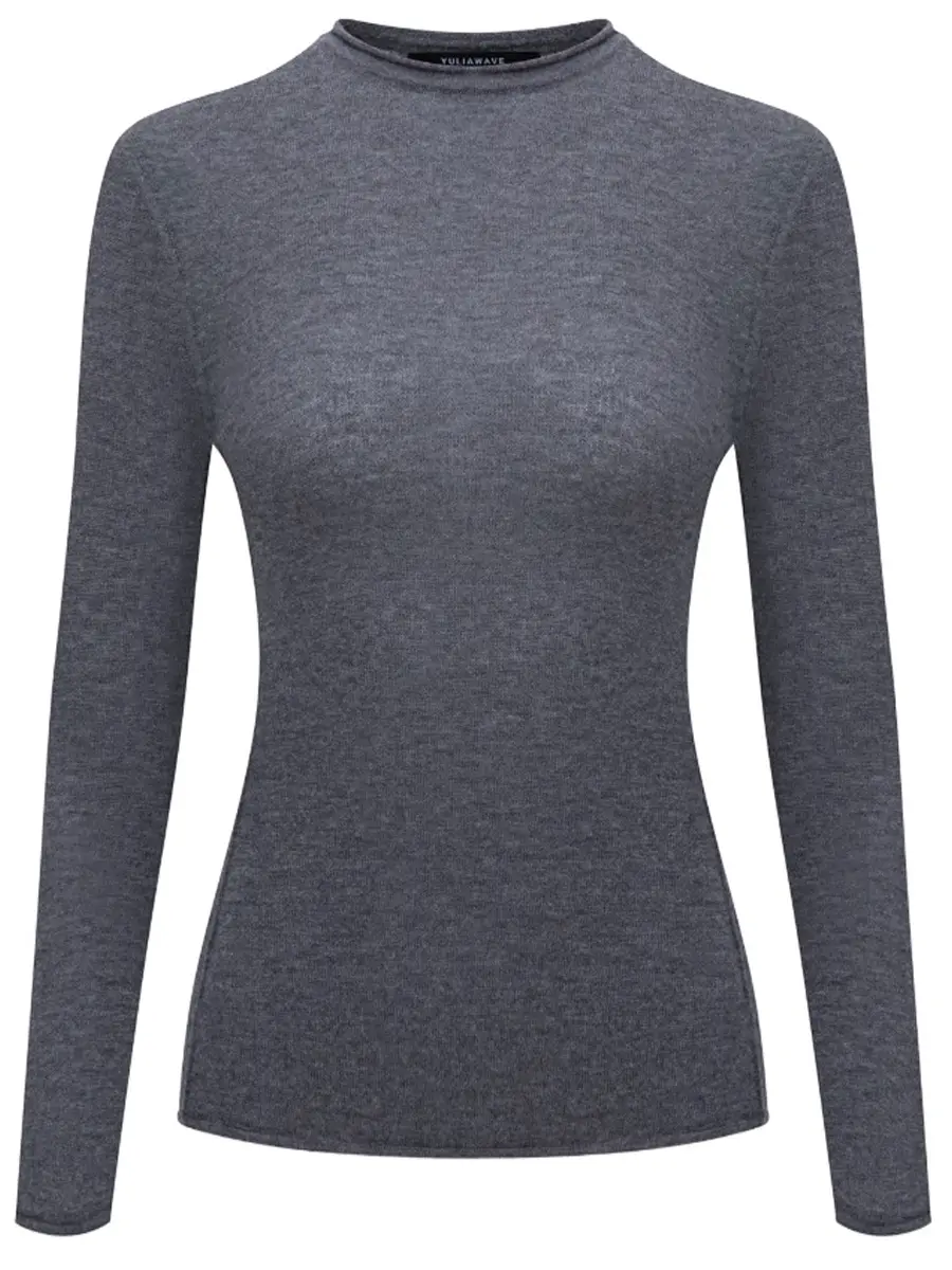 Лонгслив шерстяной