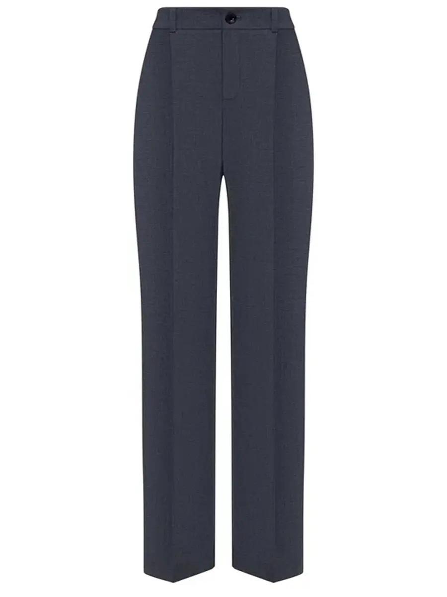 Брюки однотонные