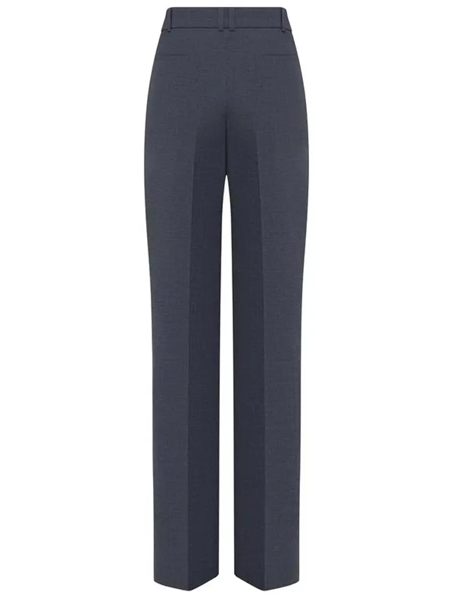 Брюки однотонные