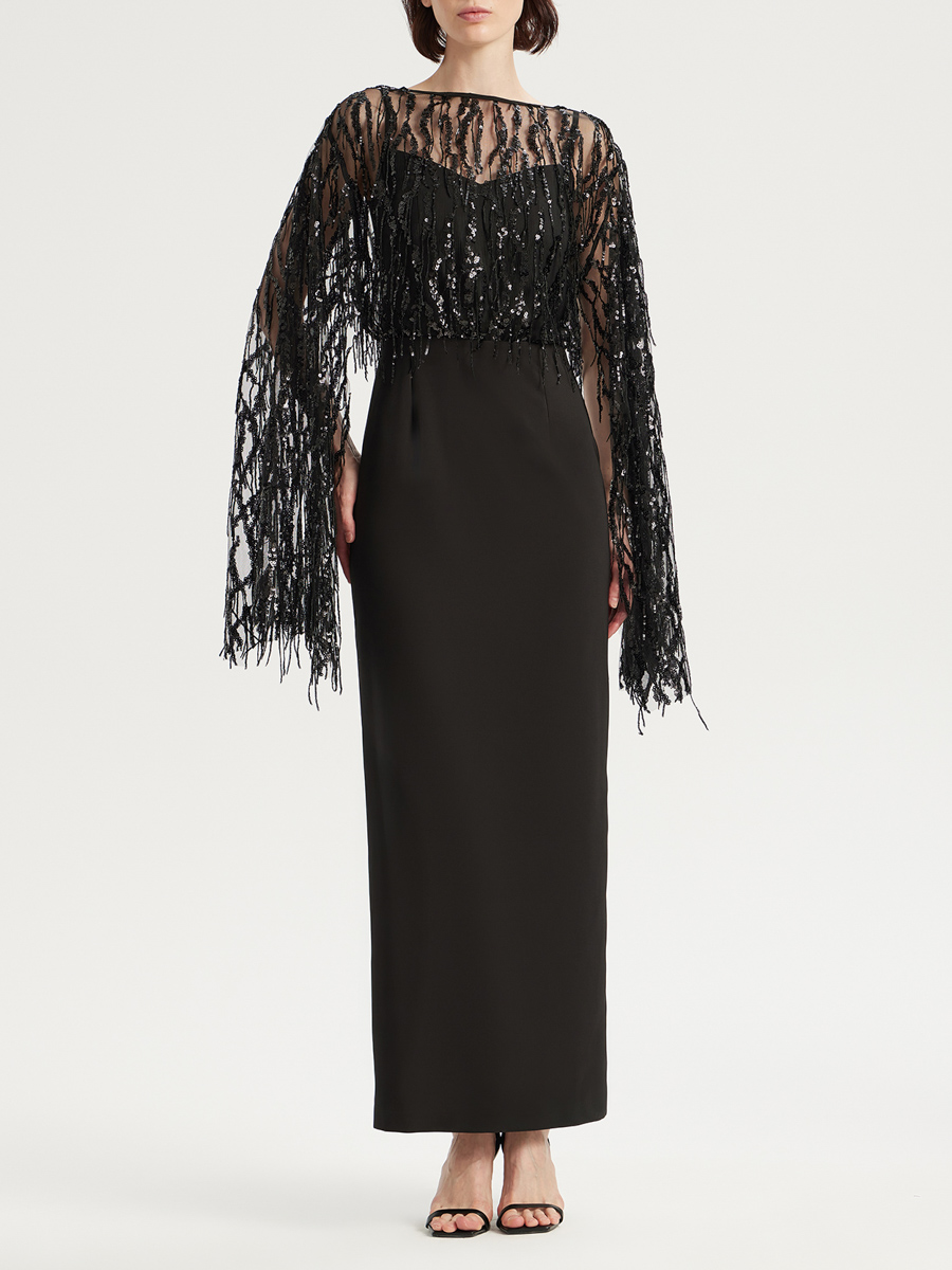 Платье однотонное