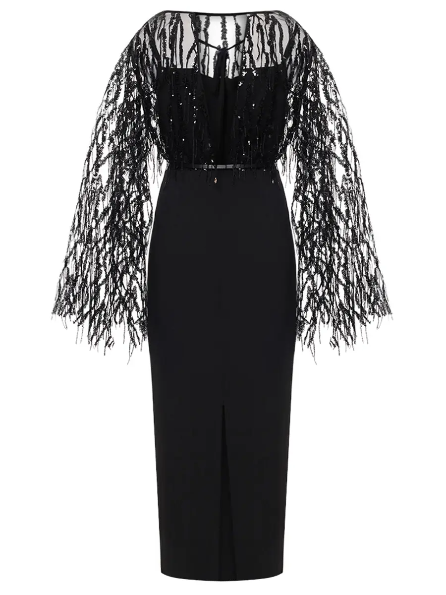 Платье однотонное