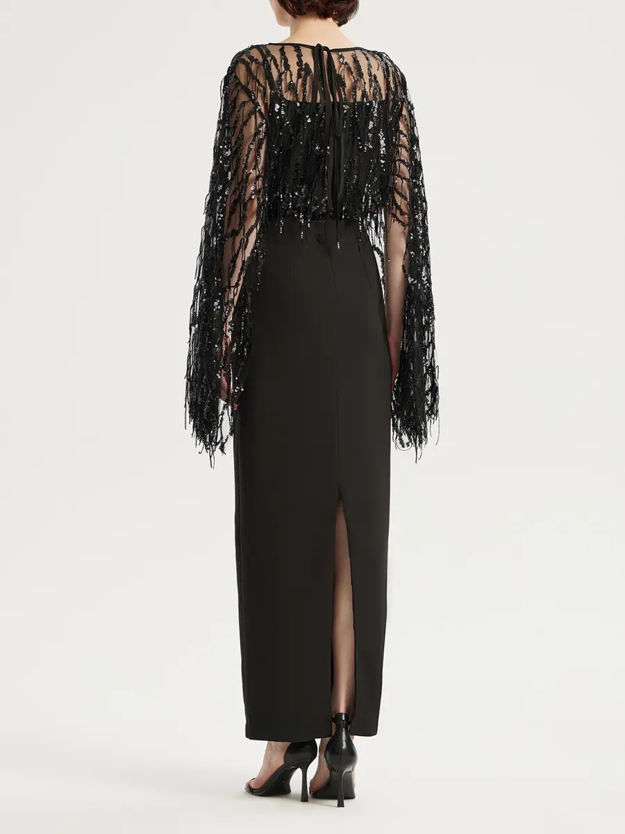 Платье однотонное