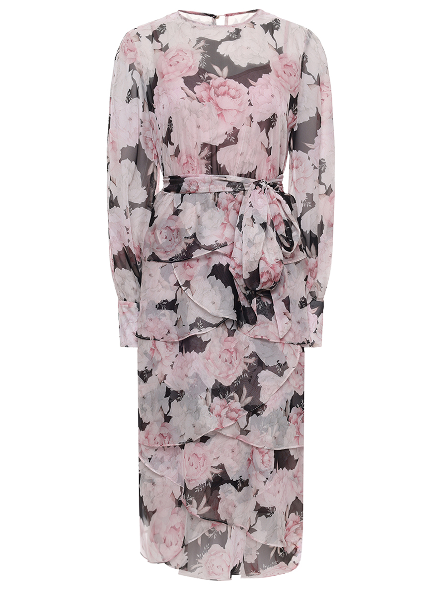 Платье с принтом