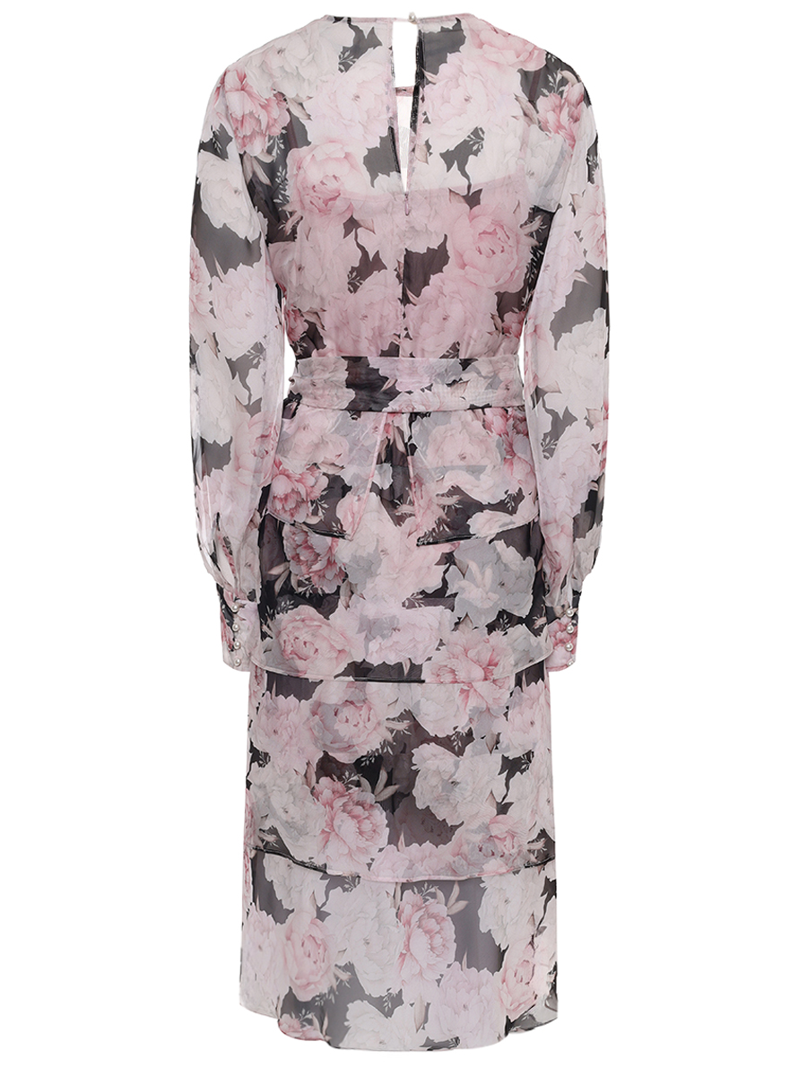 Платье с принтом