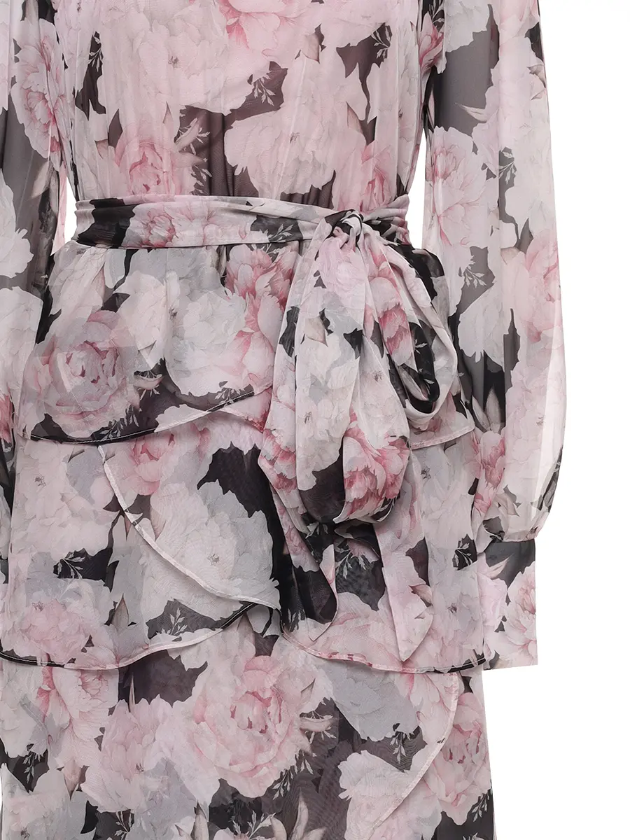 Платье с принтом