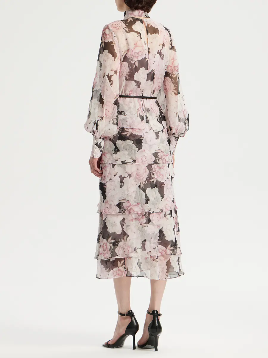 Платье с принтом