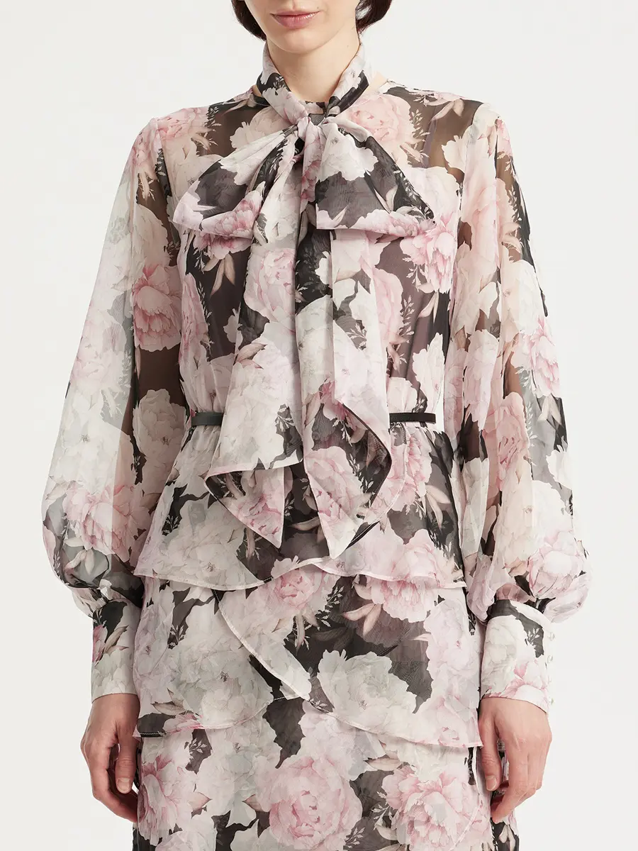 Платье с принтом