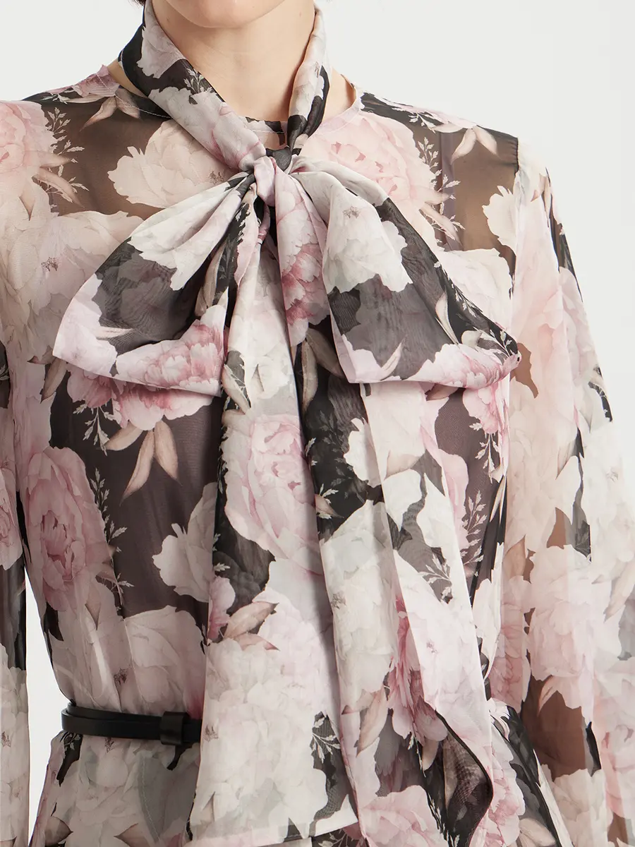 Платье с принтом