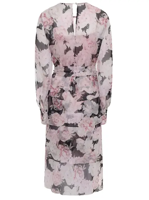 Платье с принтом EMILIA DELL'ORO