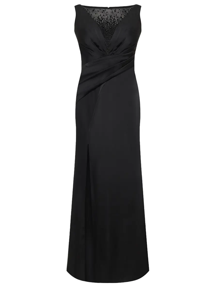 Платье однотонное