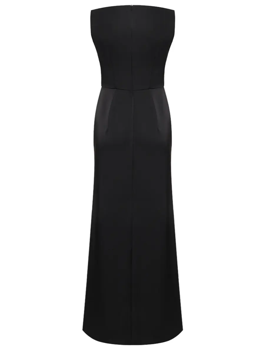 Платье однотонное