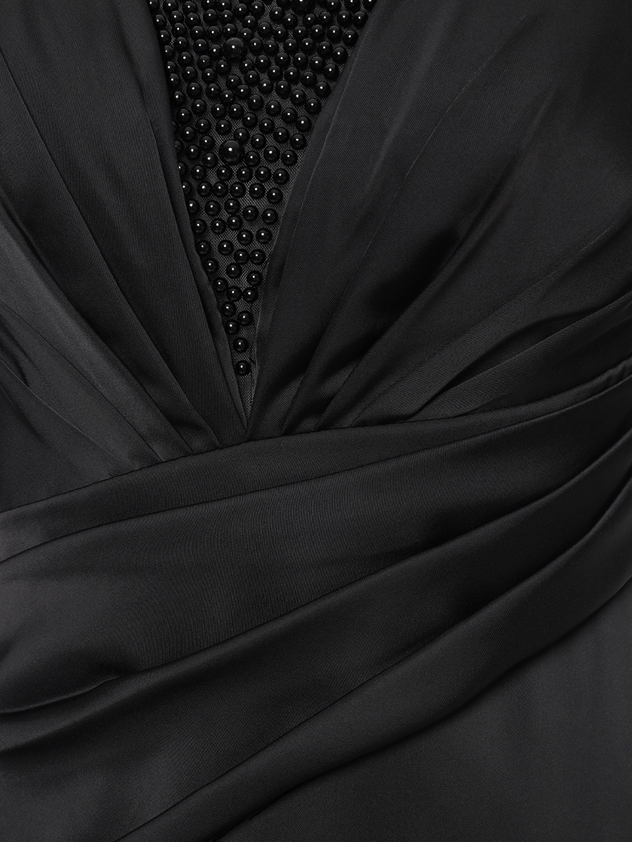 Платье однотонное