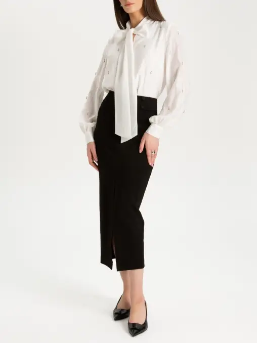 Блуза с декором EMILIA DELL'ORO